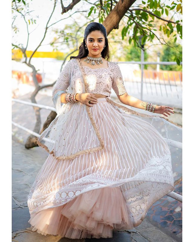Staggering Looks Of Sreemukhi In White